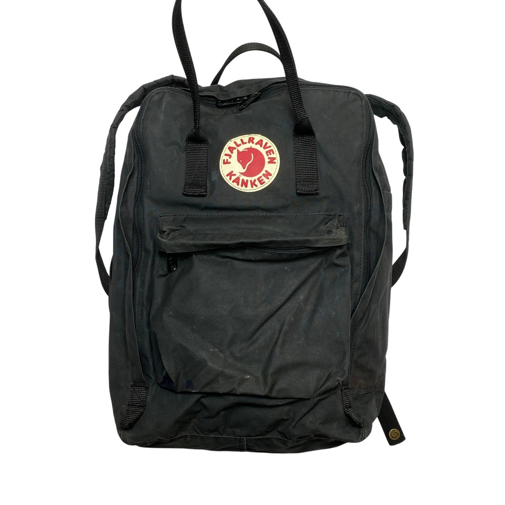 Fjallraven Backpack Unisex OS Black Kanken Classic Vinylon F Bag